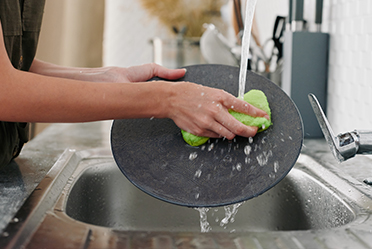 Kuchyňa čistá špongia